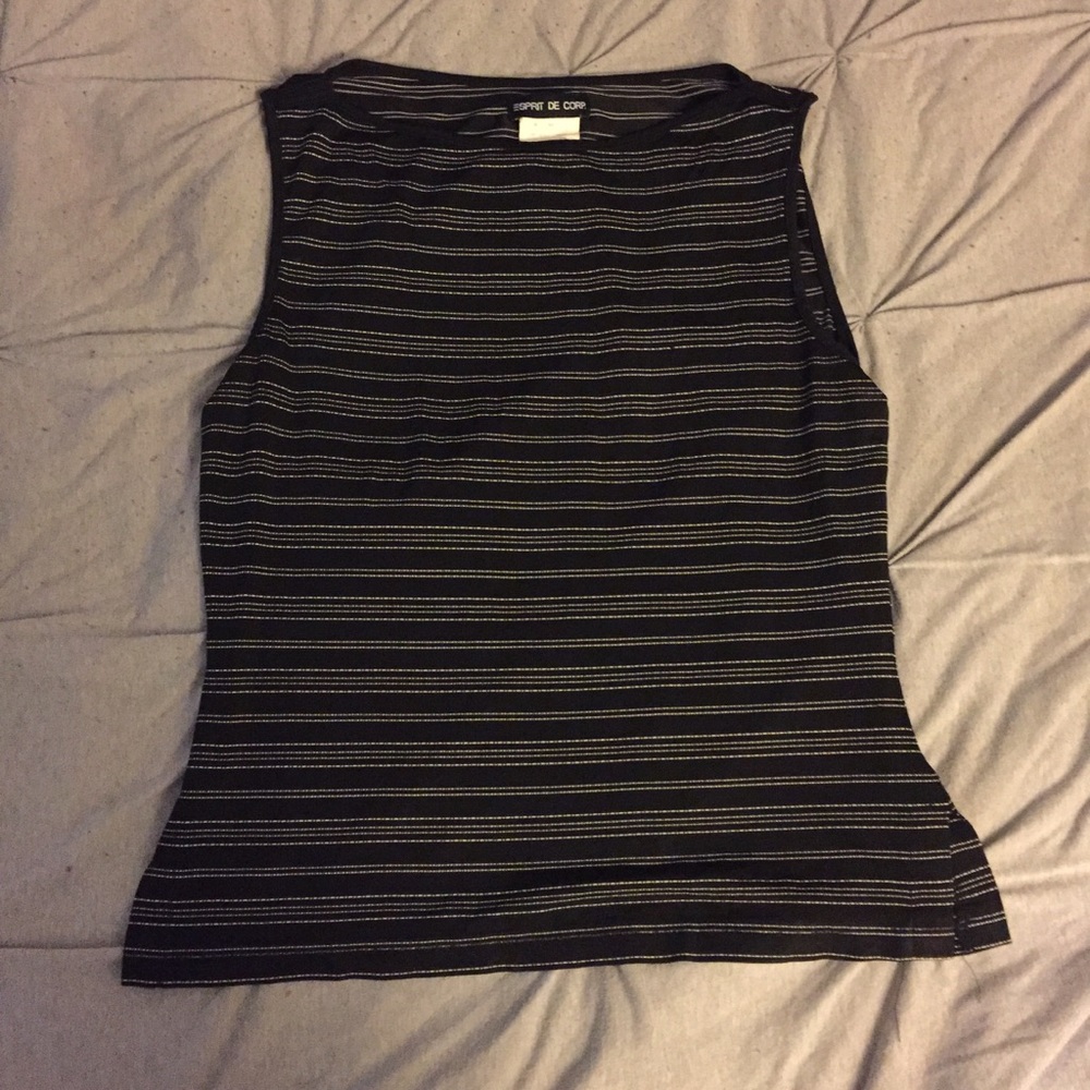 High-Neck Sleeveless Top